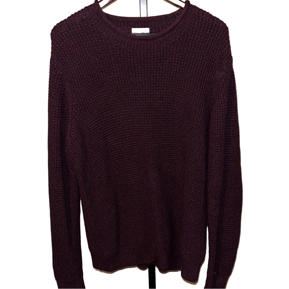 Men's L.L.Bean Organic Cotton Waffle Sweater, Rollneck Crew